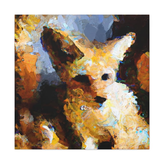 Fennec Fox Expressionism - Canvas