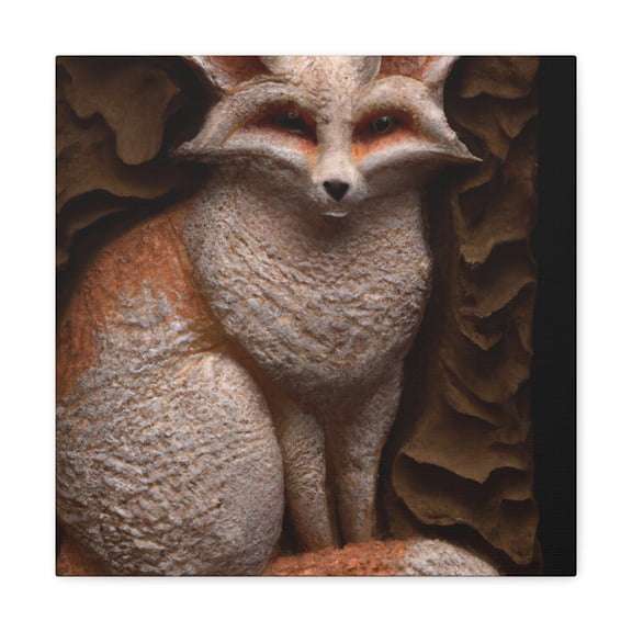 Fennec Fox Glamour - Canvas