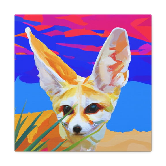 Fennec Fox Pop Art - Canvas
