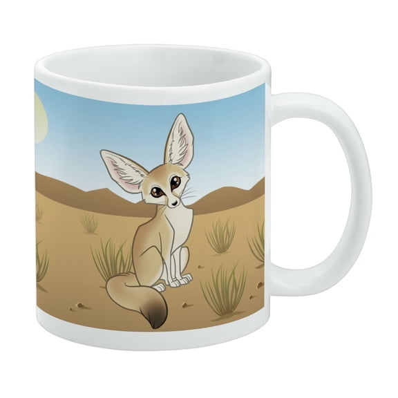 Fennec Fox White Mug