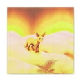 thumbnail image 1 of Fennec Fox in Moonlight - Canvas, 1 of 25