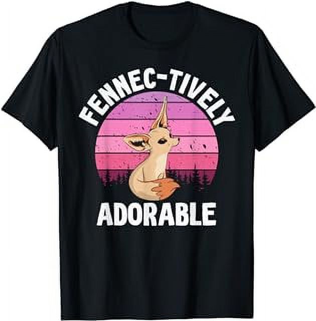 Fennectively Adorable Fennec Fox Owner Fennec Foxes Animals TShirt