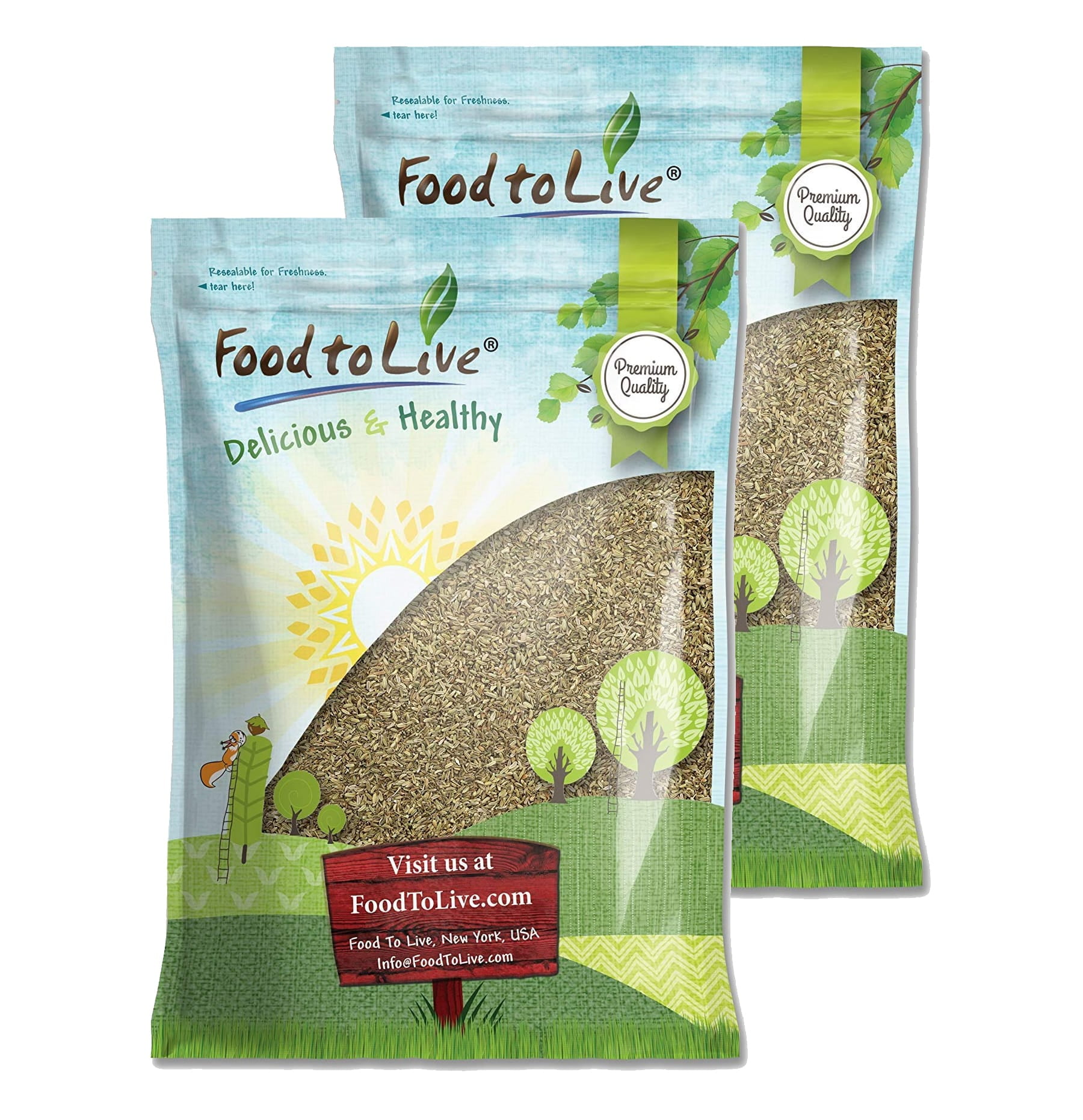Fennel Seeds, 12 Pounds – Kosher, Raw, Vegan – by Food to Live