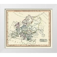 thumbnail image 1 of Fenner 14x12 White Modern Wood Framed Museum Art Print Titled - Ancient Europe - Fenner 1830, 1 of 4