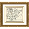 thumbnail image 1 of Fenner 17x15 Gold Ornate Wood Framed with Double Matting Museum Art Print Titled - Ancient Spain - Fenner 1830, 1 of 4