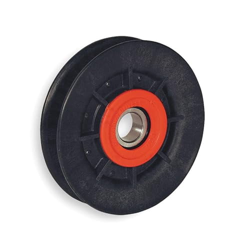 Fenner Drives FA3002 PowerMax Flat Belt Idler - 1 Section, 17mm Bore, 3" OD Nylon Idler
