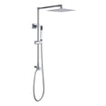 thumbnail image 1 of Fennocasa Polaris Lux Shower Set - 10" Square Rainfall Showerhead with Handheld Shower Spray, Chrome, 1 of 7