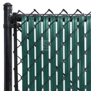 Fenpro Chain-Link Fence Blade Slats with Bottom Lock 5-ft, Green