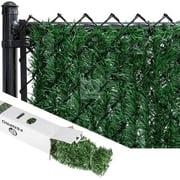 Privacy Fence Screen 4x10 Heavy Duty Privacy Artificial Grass Garden Fence for Outdoor Wall, Balcony, Patio,Yard, and for Dog Pet Hedge Slats