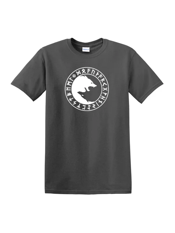 Fenrir Norse Wolf Mythology Graphic T-shirt