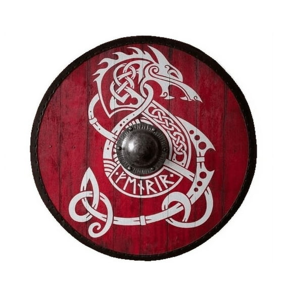 Fenrir Viking Shield, Fenrir medieval shield, custom shield, norse shield, larp viking shield, viking decor, battle shield, sca shield