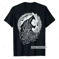 thumbnail image 1 of Fenrir Wolf Of Odin Celtic Viking T-Shirt Norse Odinism Nordic Mythology Tee, 1 of 2