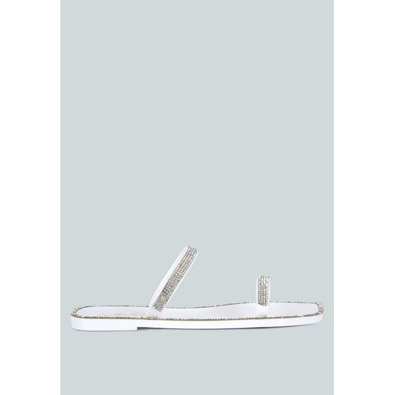 Fenta Diamante Detail Jelly Flats