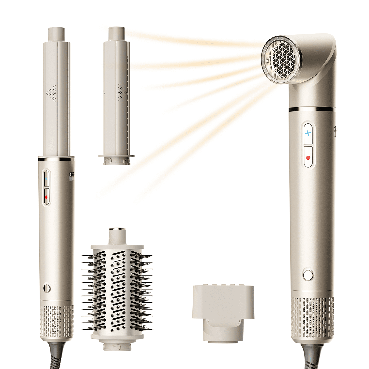 Fentgo AIR Styler 5 in 1 Hair Dryer Brush 10,000 RPM Brushless Motor