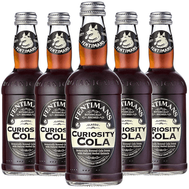 Fentimans Botanically Brewed Curiosity Cola Sparkling Soda, 5 Pack, 9.3 fl oz Bottles – Premium Craft Soda/Mixer for Cocktails & Refreshing Drinks