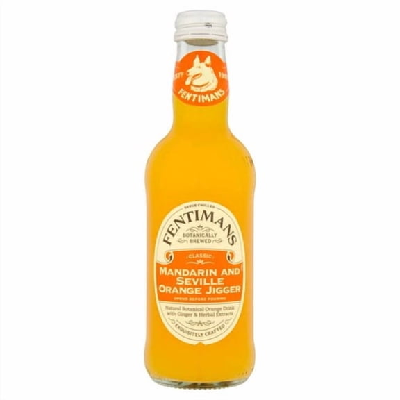 Fentimans Mandarin & Seville Orange Jigger 275ml, British Import (Pack of 6)