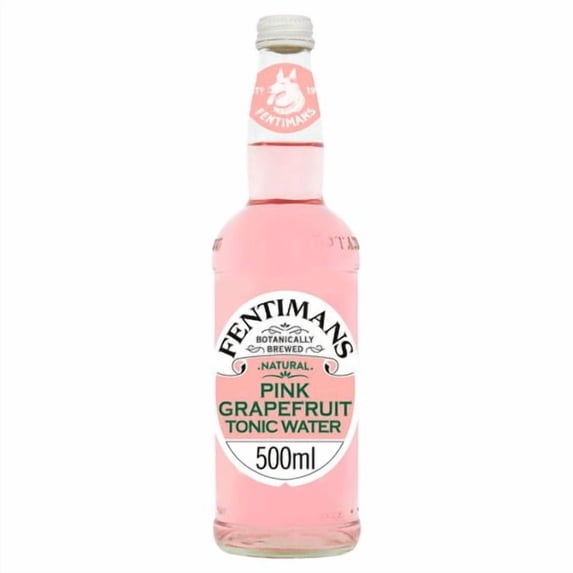 Fentimans Pink Grapefruit Tonic Water 500ml, British Import (Pack of 6)