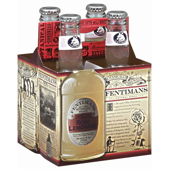 Fentimans Rose Lemonade, 9.3 Fl. Oz., 4 Count