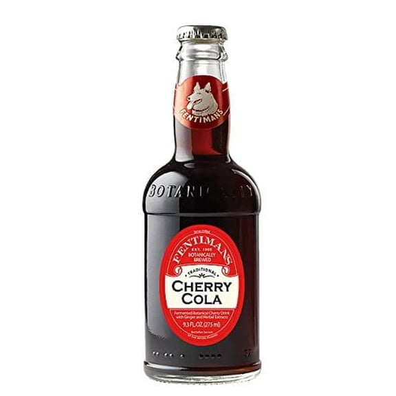 Fentimans Sparkling Cherry Cola - Cherry Soda, Craft Soda, 9.3 Fl Oz (Pack of 12)