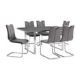 thumbnail image 1 of Fenton & Gray Pacific Modern Rectangular Dining Set - 7 Piece, 1 of 1