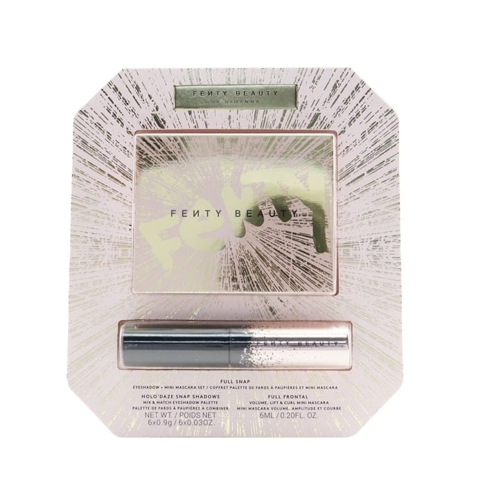 Fenty Beauty by Rihanna Full Snap Eyeshadow Palette Mini Mascara