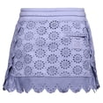 thumbnail image 1 of Fenty Puma By Rihanna Embroidered Edge Mini Skirt, Sweet Lavender, Size M, 1 of 3