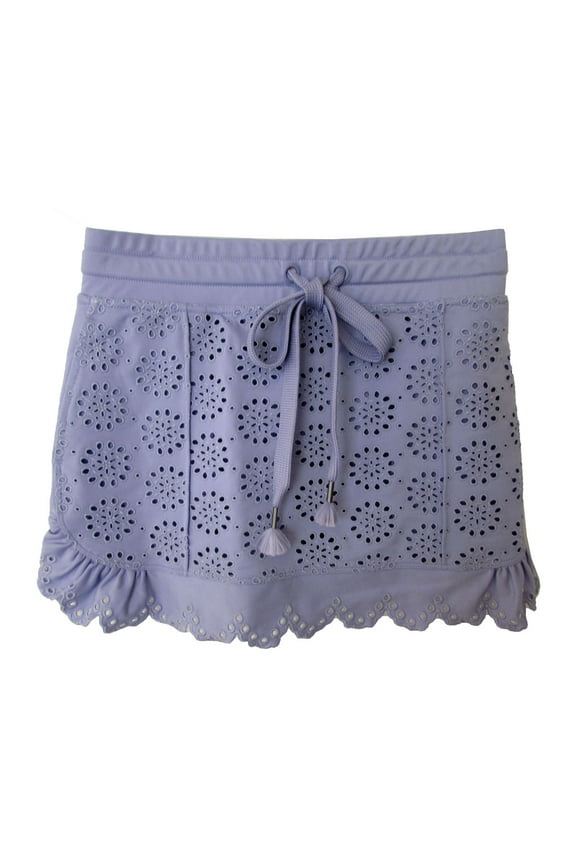 Fenty Puma By Rihanna Embroidered Edge Mini Skirt, Sweet Lavender, Size XL