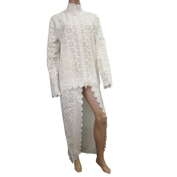 Fenty Puma By Rihanna Womens Jacket With Cape Skirt, Vanilla Ice, XL
