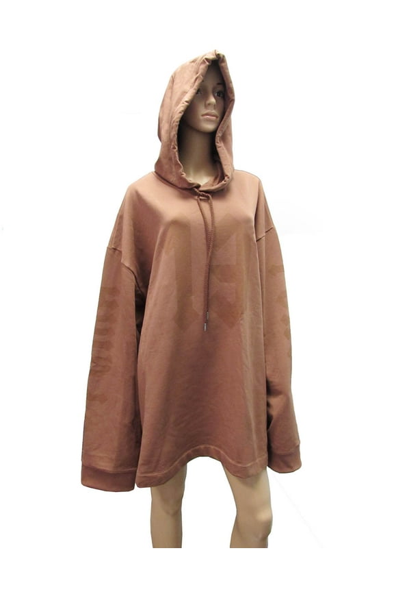 Fenty Puma By Rihanna Womens Long Sleeve Graphic Hoody, Friar Brown, M