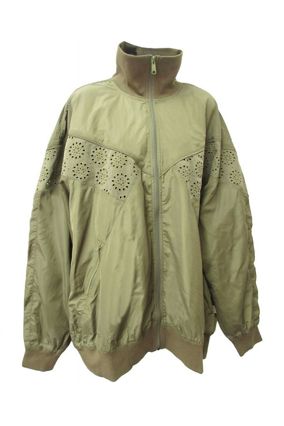 Fenty Puma By Rihanna Womens Tricot Mix Jacket, Olive Branch, L