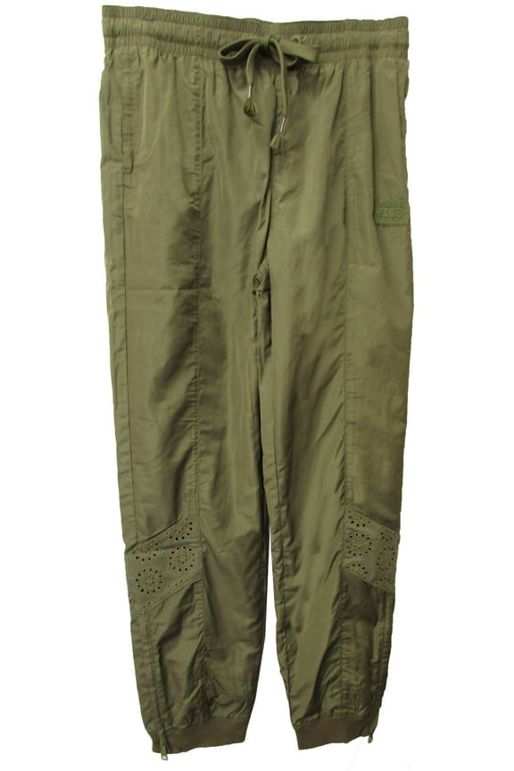 Fenty Puma By Rihanna Womens Tricot Pieced Track Pant, Olive Branch, Size L