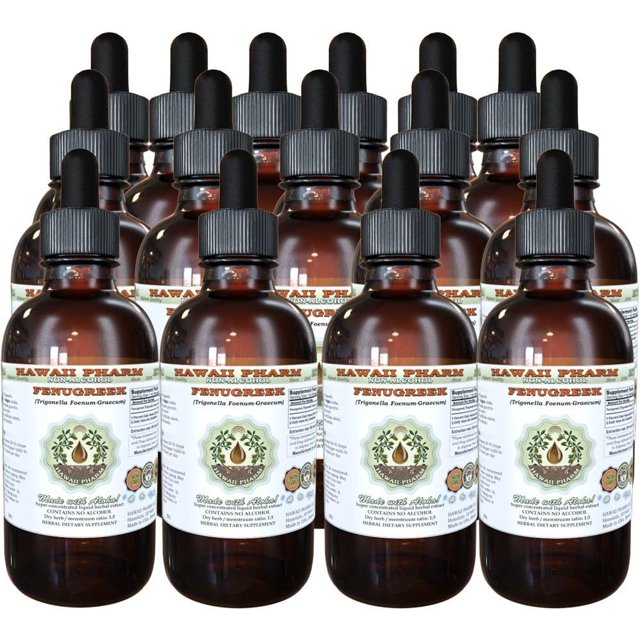 Fenugreek Alcohol Liquid Extract, Organic Fenugreek (Trigonella foenum