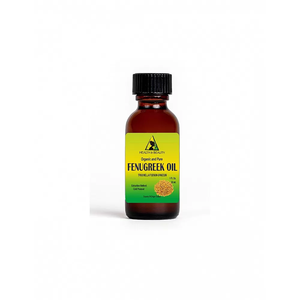 Fenugreek / methi carrier oil organic cold pressed pure glass bottle 1.