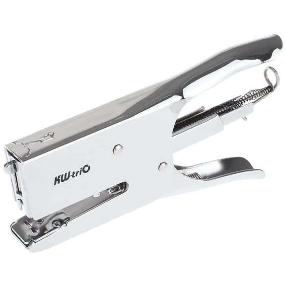 Fenull Classic Style Stapler 50 Sheet Capacity Plated Metal Back Loading with Adjustable Anvil for Pinning. Compatible with Wire Staples., A stapler