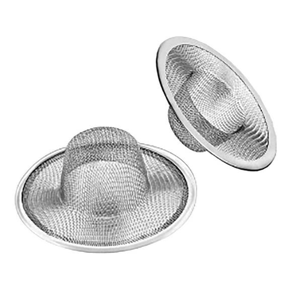 Screen Mesh, Filter X4, Fenull Shower Hair Drain Catcher Stainless Steel Hair Catcher for Sink Bathroom Tub Drain Hair Catcher By (4/6Pc), Screen Mesh