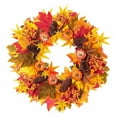 thumbnail image 1 of Fenull Hanging Wreath Holiday, Fall Hanging Plant Artificial Autumn Maple Leaves Garland for Garden Party Thanksgiving Fireplace Wedding Decor, Clearance Sale Home Brand, 1 of 9