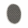 thumbnail image 1 of Fenull Hemp Bath Brush Cotton and Linen Bath Artifact F Black and White Checkered Wipe,1/6Pcs Natural Loofah Exfoliating Body Scrubber Made From Organic Bath Luffa for Women and Men, 1 of 6
