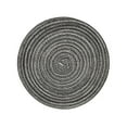 thumbnail image 1 of Fenull Kitchen Mat, 1X Placemat, Home Round Insulation Placemat Pvc Linen Woven Placemat Waterproof Non-Slip Insulation Placemat 30Cm B Gray, 1 of 4