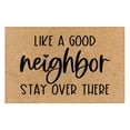 thumbnail image 1 of Fenull Letter doormat B, Carpet, Funny Door Mat Non Slip Back Rubber Entry Way Doormat Outside Like A Good Neighbor Stay Over There Standard Outdoor Welcome Mat, 1 of 8