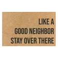 thumbnail image 1 of Fenull Letter doormat D, Carpet, Funny Door Mat Non Slip Back Rubber Entry Way Doormat Outside Like A Good Neighbor Stay Over There Standard Outdoor Welcome Mat, 1 of 9