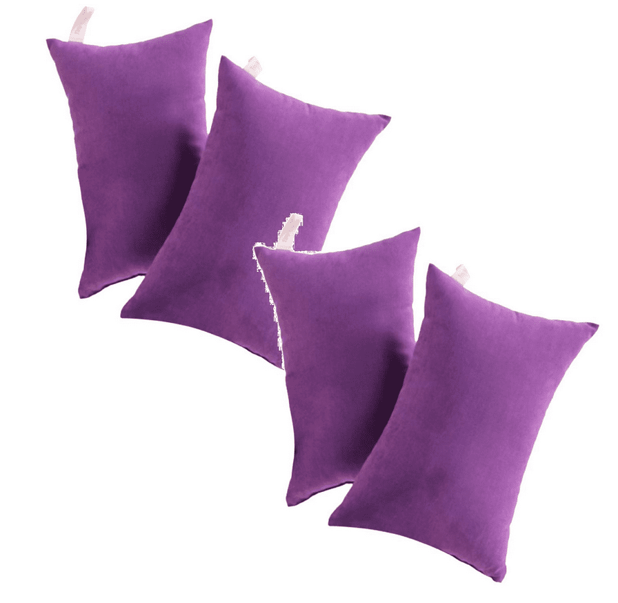 Fenull Microfiber Soft Tiny Pillows, Clearance Under $5 Microfiber Mini Pillows for Travel, Pets, Soft Machine Washable Small Pillows for Neck, Wrist, Lumbar and Knee, Travel Pillows 11" X 7" 4PC