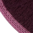 thumbnail image 1 of Fenull Oval Carpet Floor Mat Wine Red 30*40, 30*40Cm Anti-Skid Fluffy Shaggy Area Rug Home Bedroom Bathroom Floor Door Mat, 1 of 1