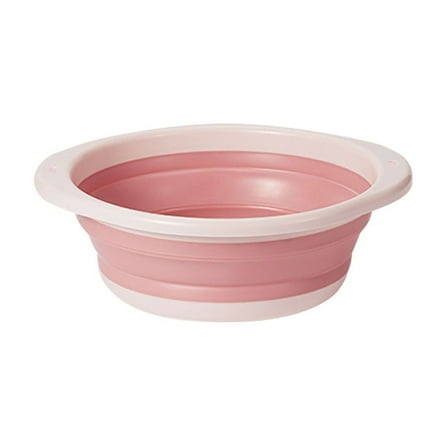 Fenull Portable Folding Washbasin Pink Size S