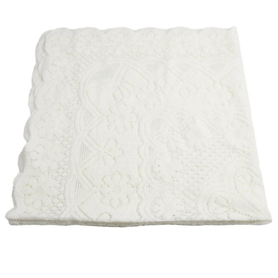 Fenull White Lace Coffee Table Tablecloth Rectangular Table Cover TV Cabinet Home, Table Cloth