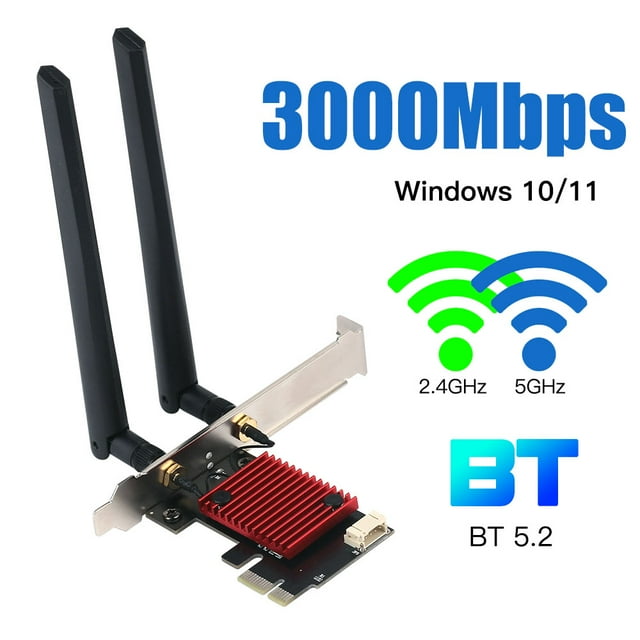 Fenvi FVAX200R PCIE Wifi Card AX3000Mbps Wireless Bluetooth Network