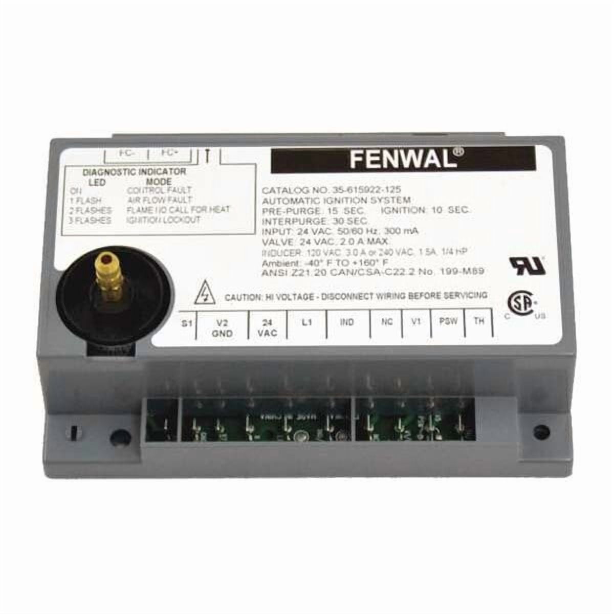 Fenwal Control Board, 24V 35-615922-125 - Walmart.com