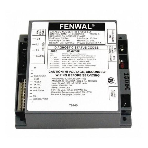 Fenwal Control Board 35-679655-551