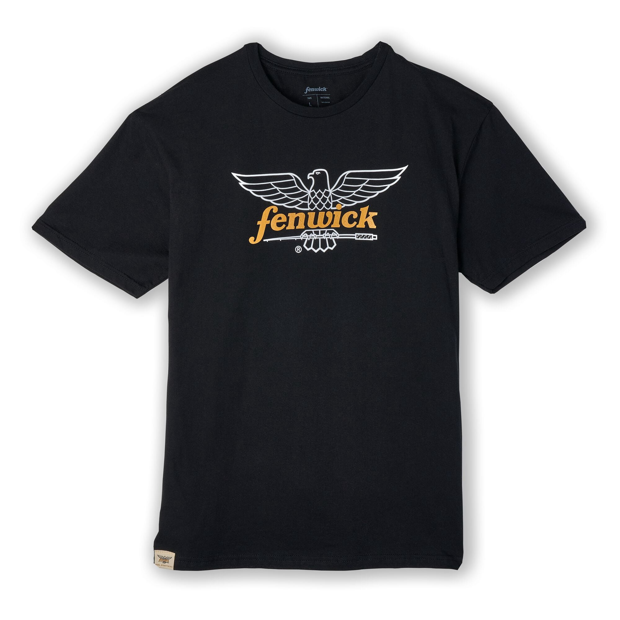 Fenwick Logo Short Sleeve T-Shirt, Black, Size L