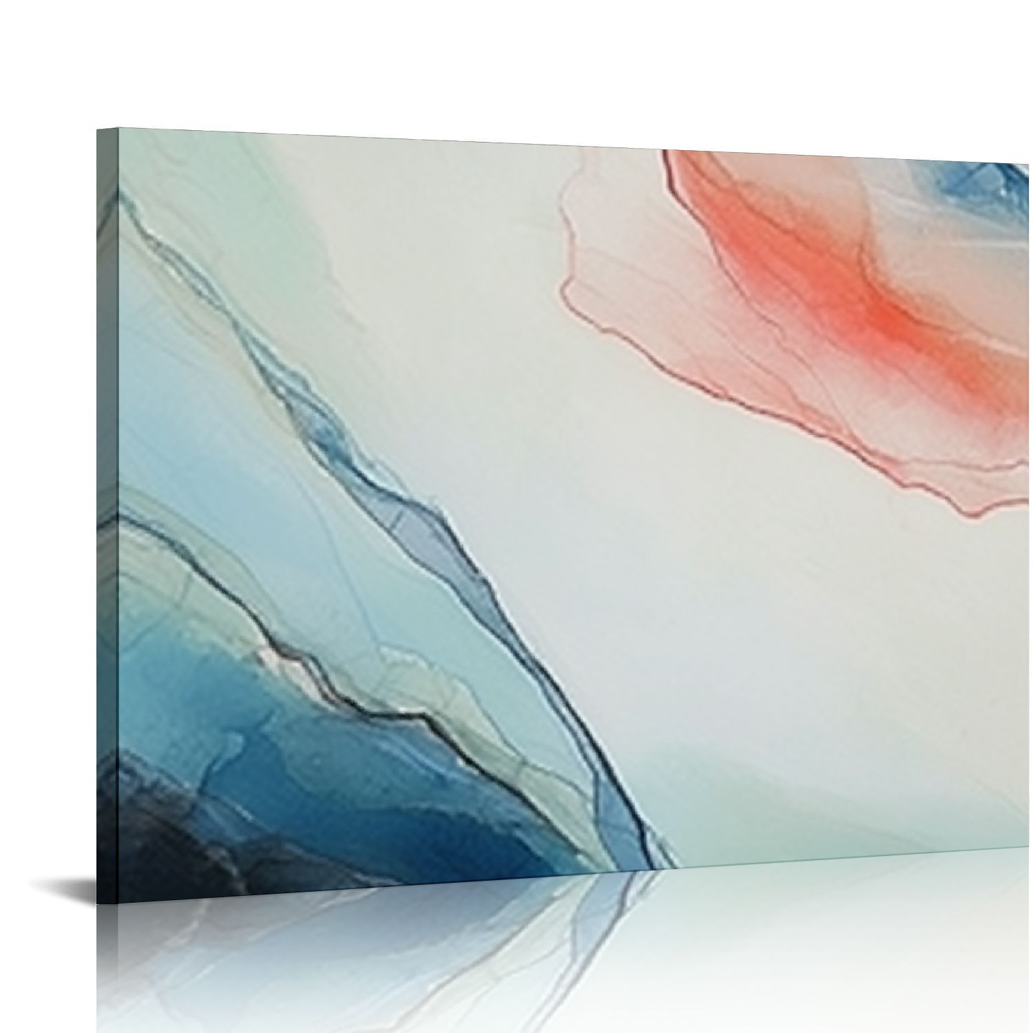 Fenyluxe Abstract Art Modern Canvas Prints Ready To Hang Wall Decor for ...
