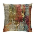 thumbnail image 1 of Fenyluxe  Abstract Pillow Covers Abstract Rust Art Painting Decorative Throw Pillows Modern Artwork Square Couch Decor for Living Room Couch Home Chair 12x12in, 1 of 5